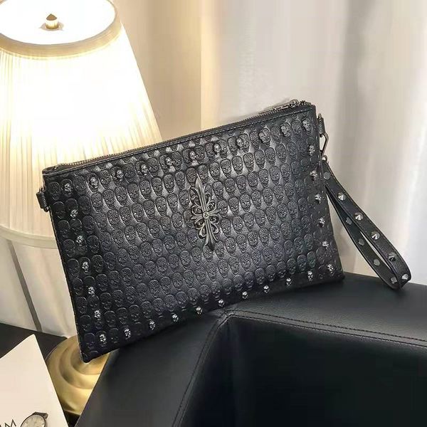 designer shoulder bags luxury messenger bag for men fashion soft leather handbags man cross body satchel clutch bag metal skull punk element
designer shoulder bags luxury messenger bag for men fashion soft leather handbags man cross body satchel clutch bag metal skull punk element