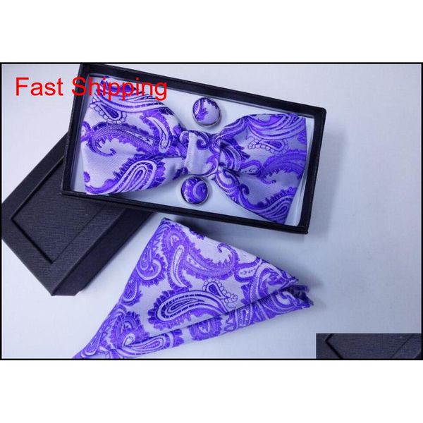 100% silk men bowtie pocket square bow tie and handkerchief set hanky wit qylbms dh_seller2010, Black;gray
100% silk men bowtie pocket square bow tie and handkerchief set hanky wit qylbms dh_seller2010, Black;gray