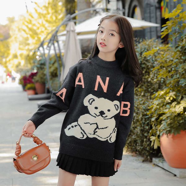pullover girls' korean casual loose bottomed bear crew neck children's sweater 9743uqpf, Blue
pullover girls' korean casual loose bottomed bear crew neck children's sweater 9743uqpf, Blue