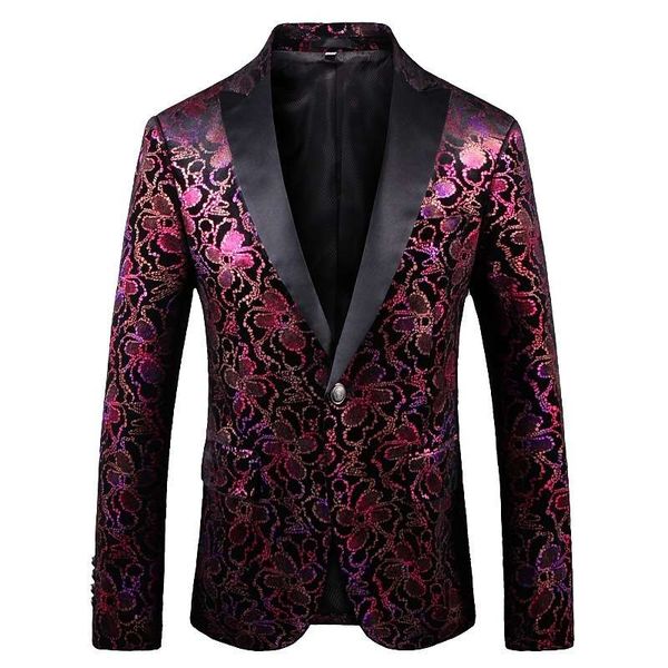 spring and autumn new large size suit slim trend business banquet single western coat men's fashion, White;black
spring and autumn new large size suit slim trend business banquet single western coat men's fashion, White;black
