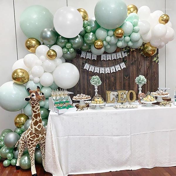 108pcs latex balloons jungle party balloon chain macaron green white garland metal gold balloon birthday party wedding decor1
108pcs latex balloons jungle party balloon chain macaron green white garland metal gold balloon birthday party wedding decor1