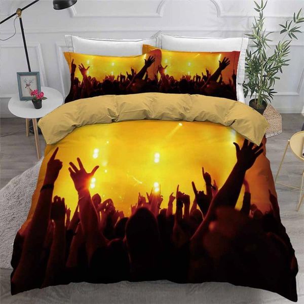 helengili 3d bedding set concert crowd print duvet cover set bedcloth with pillowcase bed home textiles #crowd021
helengili 3d bedding set concert crowd print duvet cover set bedcloth with pillowcase bed home textiles #crowd021