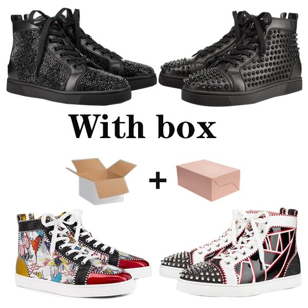 designer casual red bottoms shoes women high sneakers low cut black white grey glitter leather suede flat mens shoes fashion
designer casual red bottoms shoes women high sneakers low cut black white grey glitter leather suede flat mens shoes fashion
