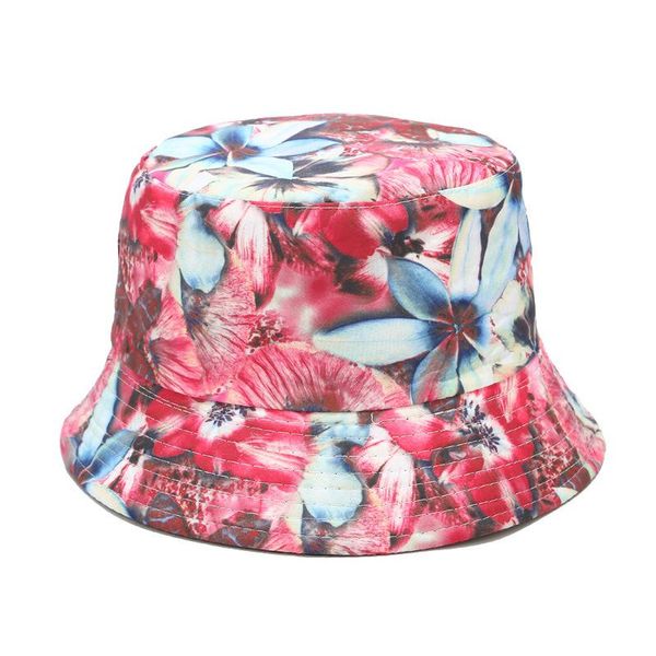 wide brim hats 2021 spring style flower printed two side bucket hat fisherman outdoor travel sun cap for girl and women 131, Blue;gray 
wide brim hats 2021 spring style flower printed two side bucket hat fisherman outdoor travel sun cap for girl and women 131, Blue;gray