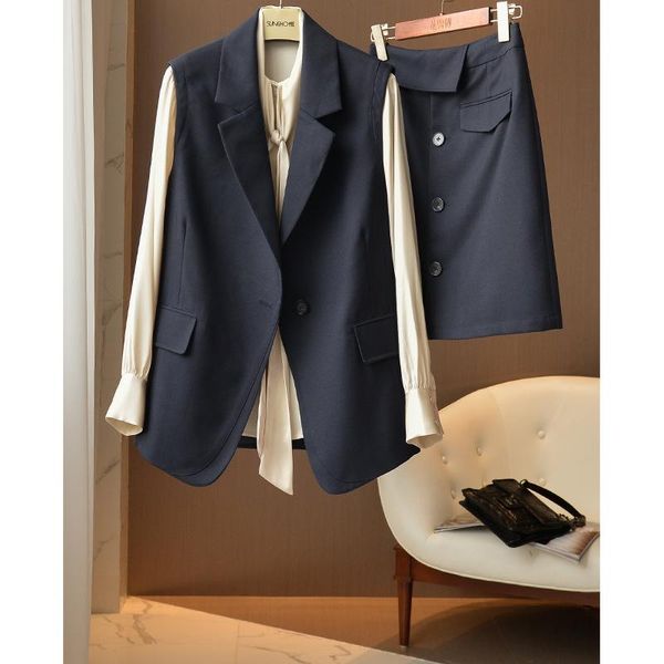 two piece dress japan imported twill woolen waistcoat + short skirt suit ladies spring and summer 2021 workplace fashion women's, White
two piece dress japan imported twill woolen waistcoat + short skirt suit ladies spring and summer 2021 workplace fashion women's, White