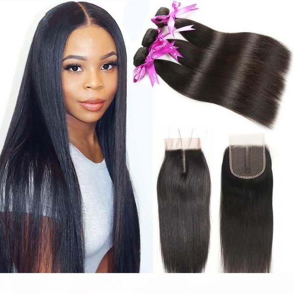 brazilian straight bundles with closure 100% remy human hair weave bundles extensions swiss 4x4 middle part lace closure, Black;brown
brazilian straight bundles with closure 100% remy human hair weave bundles extensions swiss 4x4 middle part lace closure, Black;brown