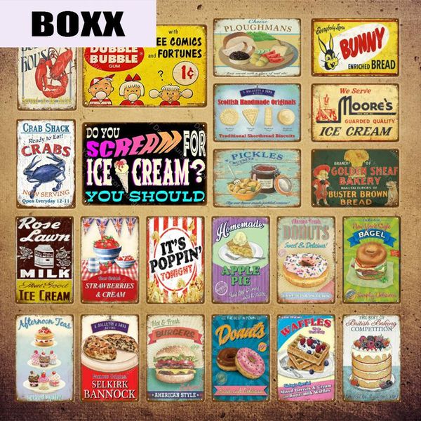 food bread decor ice cream milk strawberries pickles waffles ploughmans metal tin signs vintage poster wall art plaque yi-010
food bread decor ice cream milk strawberries pickles waffles ploughmans metal tin signs vintage poster wall art plaque yi-010