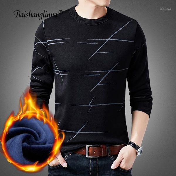 men's sweaters baishanglinna o-neck men sweater wool pullover clothes 2021 winter christmas mnes thick warm pull homme 182091, White;black
men's sweaters baishanglinna o-neck men sweater wool pullover clothes 2021 winter christmas mnes thick warm pull homme 182091, White;black