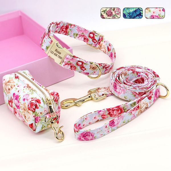 personalized dog collar leash with nylon printed pet id collars lead rope portable dogs travel bag for snack whistle key q1218
personalized dog collar leash with nylon printed pet id collars lead rope portable dogs travel bag for snack whistle key q1218