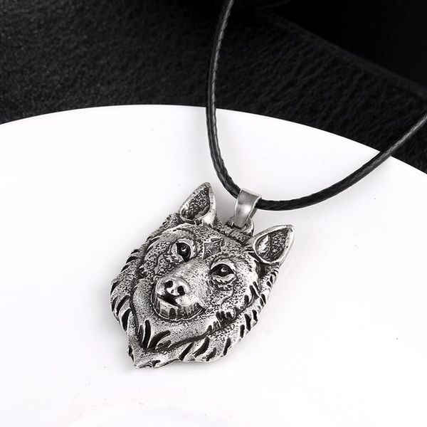 pendant necklaces creative tibetan silver wolf head necklace amulet animal fashion men gifts jewelry 1pcs
pendant necklaces creative tibetan silver wolf head necklace amulet animal fashion men gifts jewelry 1pcs