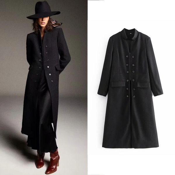 temperament, commuting style, extended woolen coat, new winter , slim and slim, black overcoat girl
temperament, commuting style, extended woolen coat, new winter , slim and slim, black overcoat girl