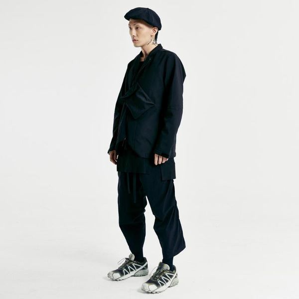 men's pants nosucism aw011 water resist techwear ninjawear streetweart japanese style, Black
men's pants nosucism aw011 water resist techwear ninjawear streetweart japanese style, Black