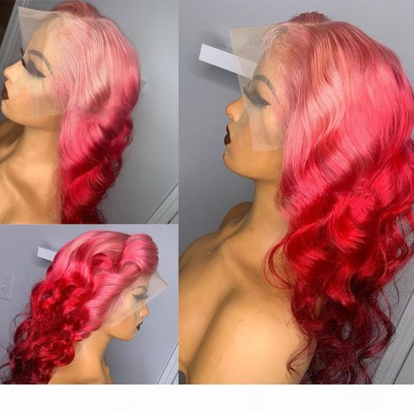 red wavy human hair wig bleach knots remy natural hairline ombre pink colored hd transparent lace front wig for black women, Black;brown
red wavy human hair wig bleach knots remy natural hairline ombre pink colored hd transparent lace front wig for black women, Black;brown