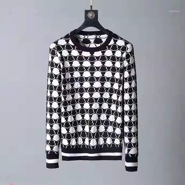 new 19 men luxury winter cotton classic embroidery hat stripe casual sweaters pullover asian plug size #m901, White;black
new 19 men luxury winter cotton classic embroidery hat stripe casual sweaters pullover asian plug size #m901, White;black