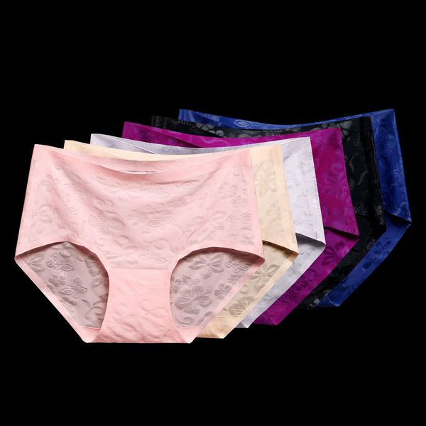 new jacquard ice silk seamless womens underwear breathable hip lifting mid waist cotton crotch underwear for women, Black;pink
new jacquard ice silk seamless womens underwear breathable hip lifting mid waist cotton crotch underwear for women, Black;pink