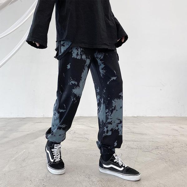 men's pants winter fleece men dip dye print washed joggers fashion warm bottoms high street trousers for cold, Black
men's pants winter fleece men dip dye print washed joggers fashion warm bottoms high street trousers for cold, Black