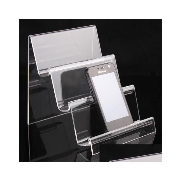 new clear 3 layers acrylic phone stand cellphone holder jewelry shelf household decoration mobile phone display jvfmz, Black
new clear 3 layers acrylic phone stand cellphone holder jewelry shelf household decoration mobile phone display jvfmz, Black