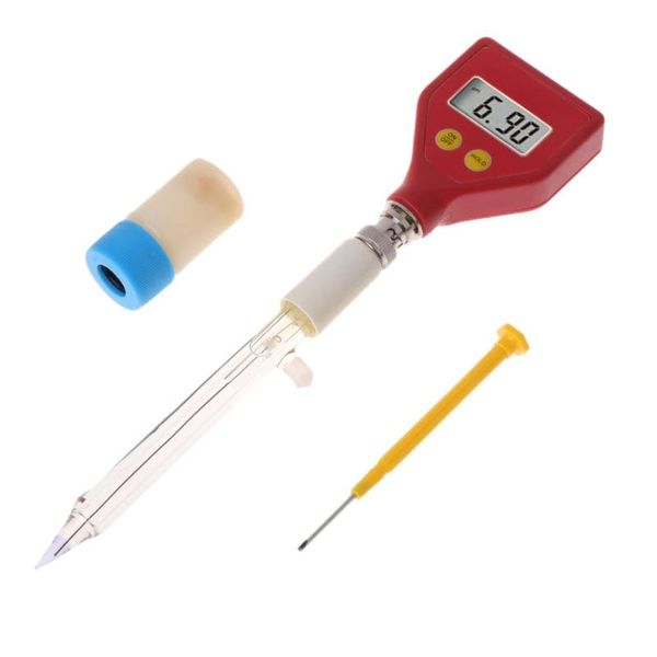 ph meter sharp glass electrode for water cheese milk soil ph test