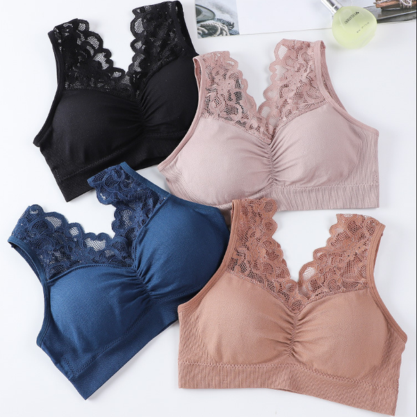3pieces/lot push up bra women lingerie lace bralette seamless wireless sleeping bra padded underwear black white black bra for women, Red;black
3pieces/lot push up bra women lingerie lace bralette seamless wireless sleeping bra padded underwear black white black bra for women, Red;black