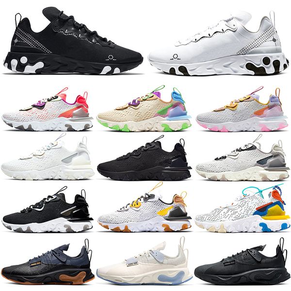 element vision react 55 men women running shoes triple black white schematic phantom vast grey mens trainers sports sneakers size 36-45, White;red
element vision react 55 men women running shoes triple black white schematic phantom vast grey mens trainers sports sneakers size 36-45, White;red