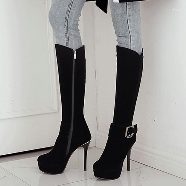 boots dilalula arrival half knee women crystal decoration high heels platform female autumn winter shoes woman1, Black
boots dilalula arrival half knee women crystal decoration high heels platform female autumn winter shoes woman1, Black