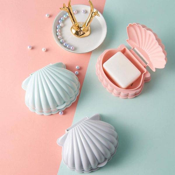 soap dishes creative portable shell shape box bathroom drain holder travel protect case accessories
soap dishes creative portable shell shape box bathroom drain holder travel protect case accessories