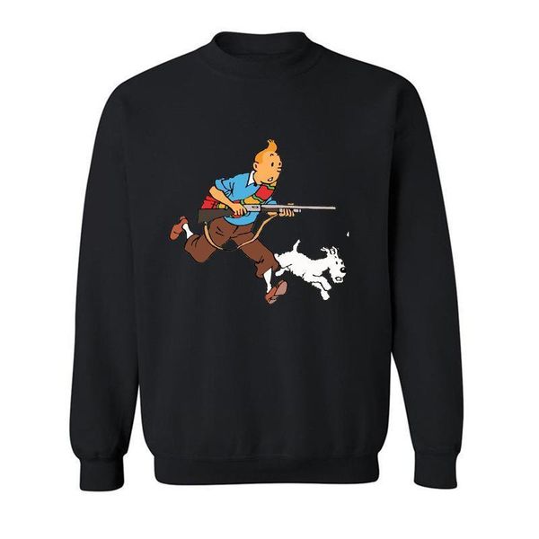 winter long sleeve sweatshirt men clothes graphic tintin with a rifle print funny hoodies sweatshirts for men, Black
winter long sleeve sweatshirt men clothes graphic tintin with a rifle print funny hoodies sweatshirts for men, Black