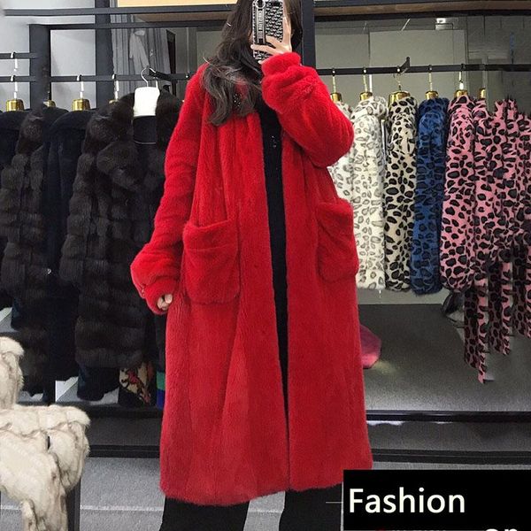 women's fur & faux outerwear imitation loose temperament women coat winter warm hooded thick fashion jk294, Black
women's fur & faux outerwear imitation loose temperament women coat winter warm hooded thick fashion jk294, Black