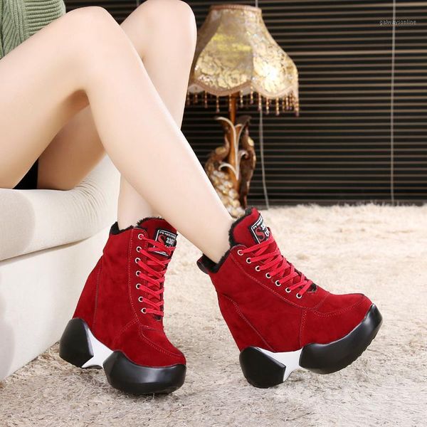 boots women hidden heels plush inside warm winter sneakers casual ladies high platform heigh increasing 12cm yl1-051, Black
boots women hidden heels plush inside warm winter sneakers casual ladies high platform heigh increasing 12cm yl1-051, Black