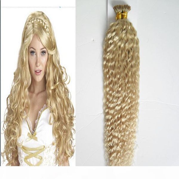 blond brazilian hair kinky curly fusion keration i tip 100% real human hair extensions 1.0g s 100g pack, Black
blond brazilian hair kinky curly fusion keration i tip 100% real human hair extensions 1.0g s 100g pack, Black