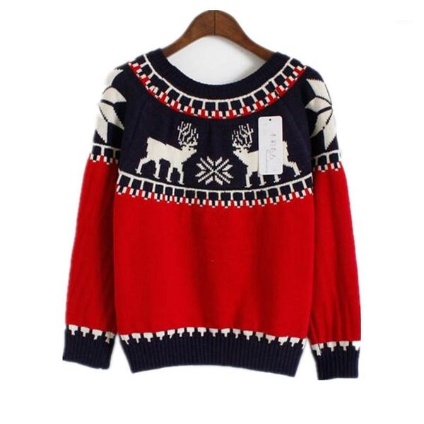 women's christmas sweaters 2016 new autumn winter deer print knit o neck pullovers long sleeves shirts girls casual 1, White;black 
women's christmas sweaters 2016 new autumn winter deer print knit o neck pullovers long sleeves shirts girls casual 1, White;black