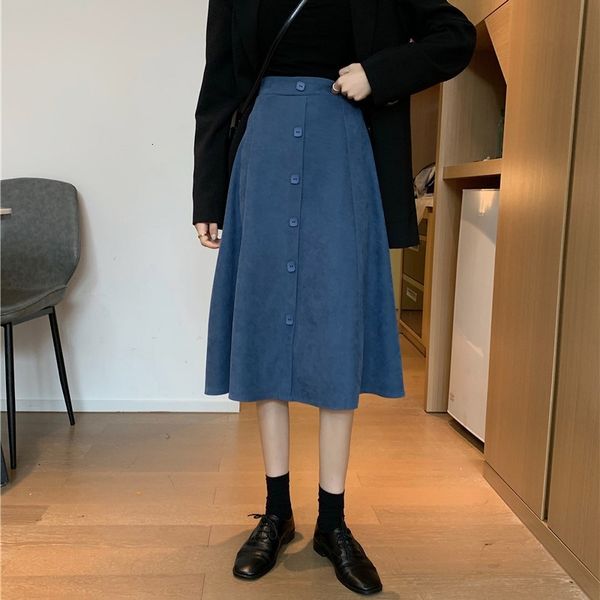 2021 new fashion casual women high waist corduroy a line pencil midi skirt button solid autumn winter blue black khaki skirts 6yid
2021 new fashion casual women high waist corduroy a line pencil midi skirt button solid autumn winter blue black khaki skirts 6yid