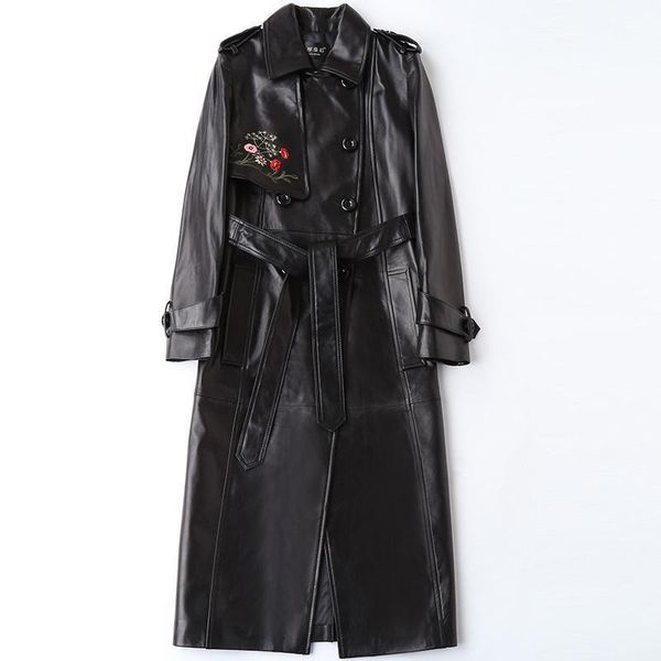 genuine leather autumn winter jacket women real sheepskin female embroidery korean trench coat hq12-dlf5209a y19241, Black
genuine leather autumn winter jacket women real sheepskin female embroidery korean trench coat hq12-dlf5209a y19241, Black