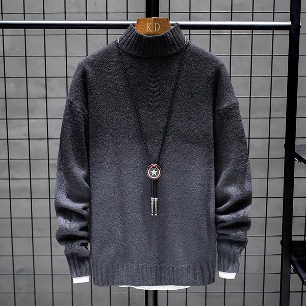 men's sweaters men winter fall long sleeves slim fit turtleneck cashmere sweater knittwear male thick warmth patchwork pullover, White;black
men's sweaters men winter fall long sleeves slim fit turtleneck cashmere sweater knittwear male thick warmth patchwork pullover, White;black