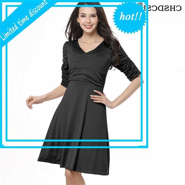 chsdcsi new style fashion elegant women dresses deep v-neck solid short mouw party casual a line mini dress, Black
chsdcsi new style fashion elegant women dresses deep v-neck solid short mouw party casual a line mini dress, Black