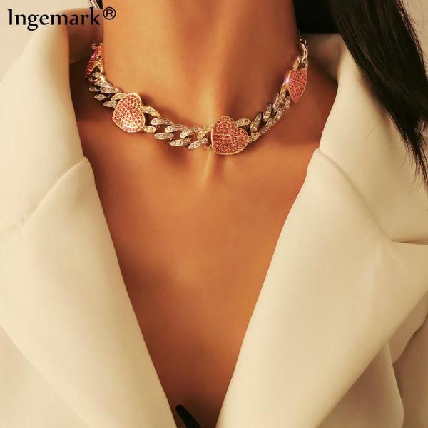 chains miami curb cuban love heart chain necklace gold color iced out paved rhinestones cz bling rapper necklaces men hip hop jewelry, Silver
chains miami curb cuban love heart chain necklace gold color iced out paved rhinestones cz bling rapper necklaces men hip hop jewelry, Silver