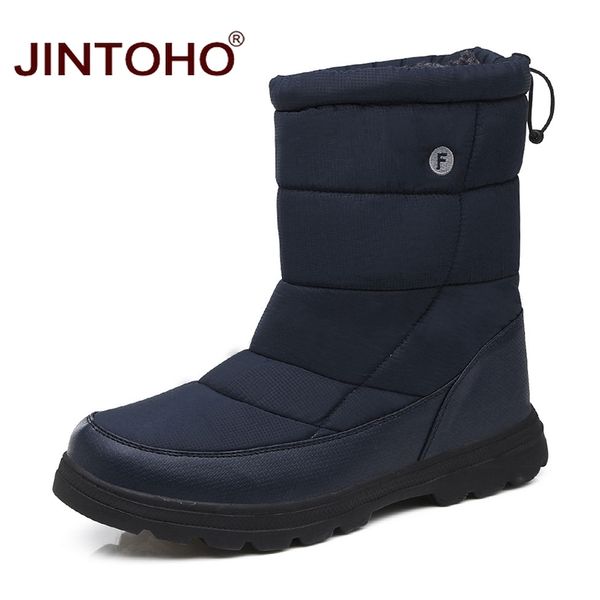 jintoho fashion mid-calf big size men winter waterproof shoes warm snow boots 201216, Black
jintoho fashion mid-calf big size men winter waterproof shoes warm snow boots 201216, Black