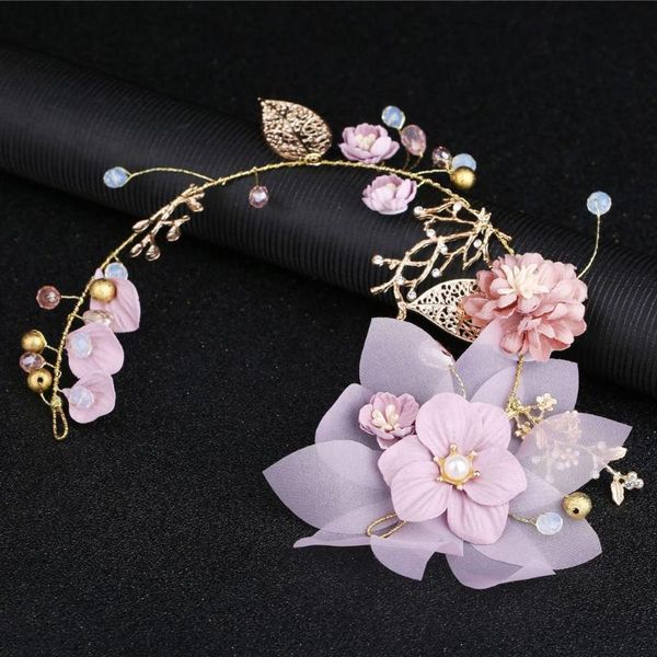sweet wedding hair ornaments golden purple flower branch handmade bride headdress@88, Golden;silver
sweet wedding hair ornaments golden purple flower branch handmade bride headdress@88, Golden;silver