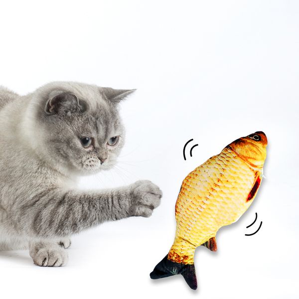 usb rechargeable cat pet toys, electric imitation fish interactive dance toys
