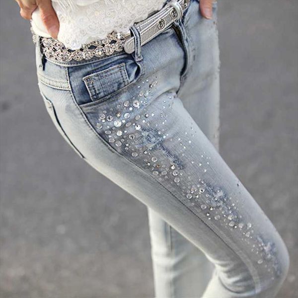 lady jewelry diamond embroidered street denim pants women light blue hallow out hole jeans punk fashion ankle leggings
lady jewelry diamond embroidered street denim pants women light blue hallow out hole jeans punk fashion ankle leggings