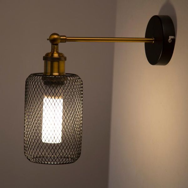 wall lamp modern vintage iron net black metal cage lights bedroom bedside hallway retro lighting
wall lamp modern vintage iron net black metal cage lights bedroom bedside hallway retro lighting