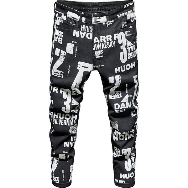 mens jeans regular fit new stretch hosen herren casual pantalon homme slim printed jean slim homme straight men's trousers, Blue
mens jeans regular fit new stretch hosen herren casual pantalon homme slim printed jean slim homme straight men's trousers, Blue