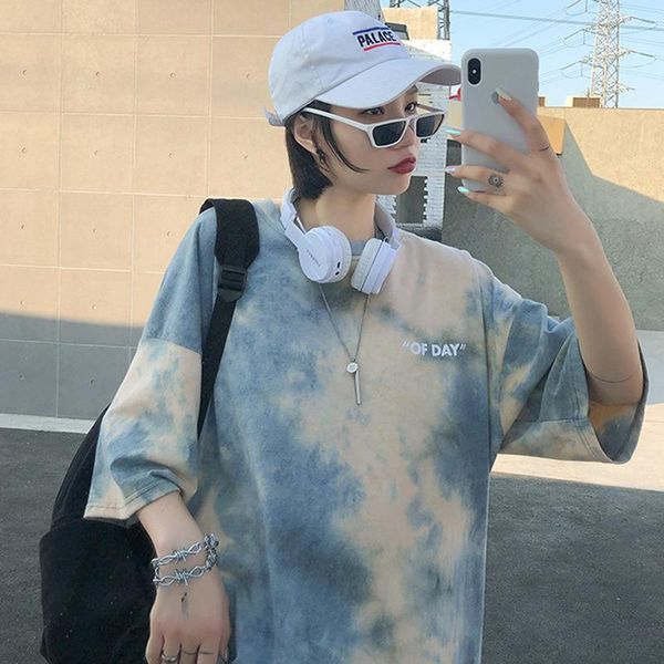 t shirt female summer 2020 new short sleeve o neck loose oversized tie dye casual streetwear harajuku kpop ing, White
t shirt female summer 2020 new short sleeve o neck loose oversized tie dye casual streetwear harajuku kpop ing, White