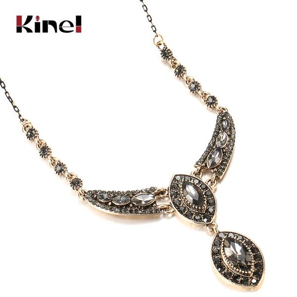 chains kinel 2021 boho gray crystal flower big necklace for women antique gold vintage wedding fashion turkish jewelry, Silver
chains kinel 2021 boho gray crystal flower big necklace for women antique gold vintage wedding fashion turkish jewelry, Silver