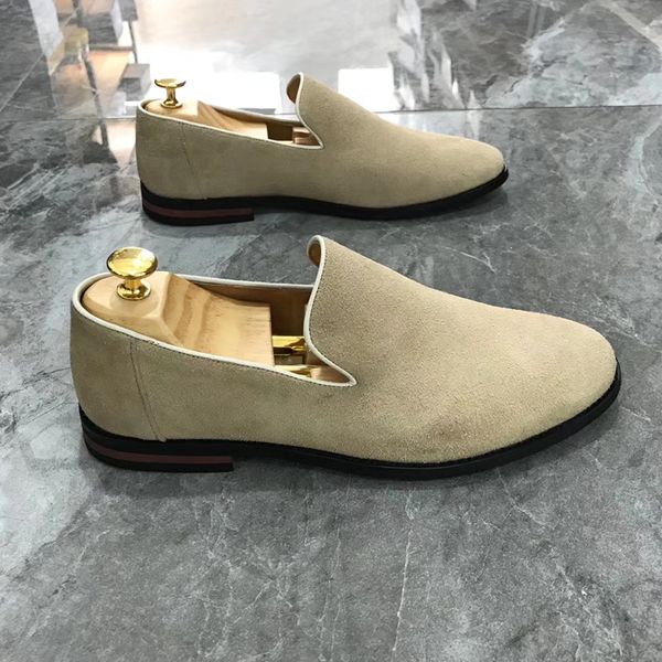 suede leather men loafers dress shoes slip on male shoes casual shoes man party wedding footwear 201125, Black
suede leather men loafers dress shoes slip on male shoes casual shoes man party wedding footwear 201125, Black