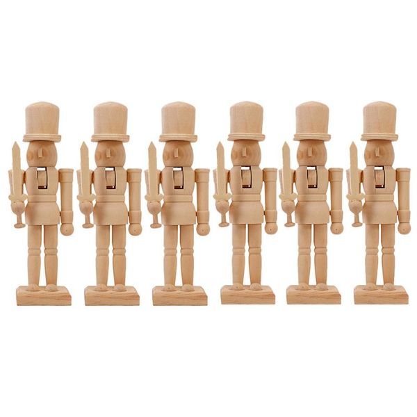 6Pcs 12cm Fashion Creative Christmas Wooden Walnut Soldier Decor Embryo Walnut Soldier Nutcracker Puppet for Office Home Desk A5
6Pcs 12cm Fashion Creative Christmas Wooden Walnut Soldier Decor Embryo Walnut Soldier Nutcracker Puppet for Office Home Desk A5