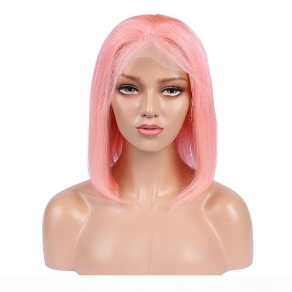 colored pink straight full lace human hair wigs brazilian human hair short bob wigs rose gold lace front wigs 130 density natural hairline, Black;brown
colored pink straight full lace human hair wigs brazilian human hair short bob wigs rose gold lace front wigs 130 density natural hairline, Black;brown