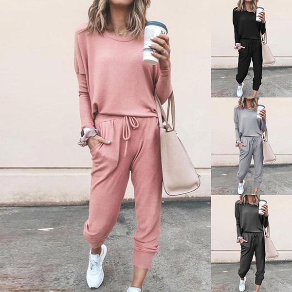 womens spring 2pcs tracksuits set sport lounge wear ladies casual pant suit,outwear for jogging/gym/exercise, Gray
womens spring 2pcs tracksuits set sport lounge wear ladies casual pant suit,outwear for jogging/gym/exercise, Gray