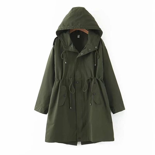 women's down & parkas vintage women dust coats 2021 spring casual elastic waist ladies trench fashion female long coat pockets girls ja, Black
women's down & parkas vintage women dust coats 2021 spring casual elastic waist ladies trench fashion female long coat pockets girls ja, Black