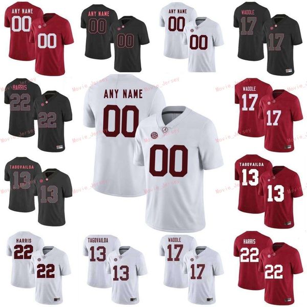 stitched custom 13 tua tagovailoa 17 jaylen waddle 2 patrick surtain ii 22 najee harris alabama crimson tide college men women youth jersey, Black
stitched custom 13 tua tagovailoa 17 jaylen waddle 2 patrick surtain ii 22 najee harris alabama crimson tide college men women youth jersey, Black